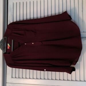 Modcloth Maroon Shirt